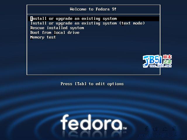Fedora 9.0 詳細安裝圖解