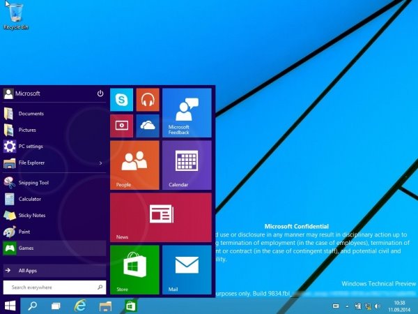 Win9技術(shù)預(yù)覽版全解析：全新開始菜單+版本名稱+新界面新應(yīng)用