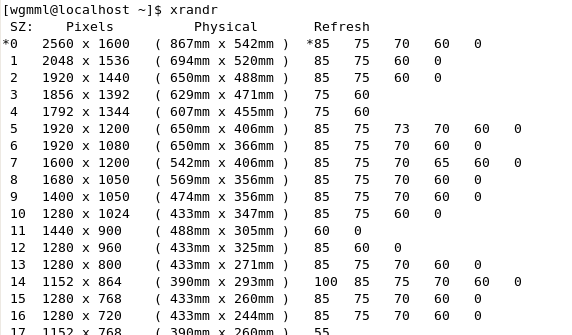 在Linux系統(tǒng)下更改桌面分辨率的方法