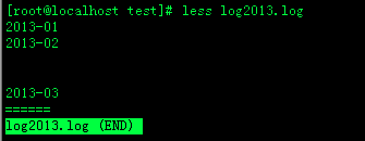 linux中l(wèi)ess命令使用詳解(內(nèi)容分頁顯示)