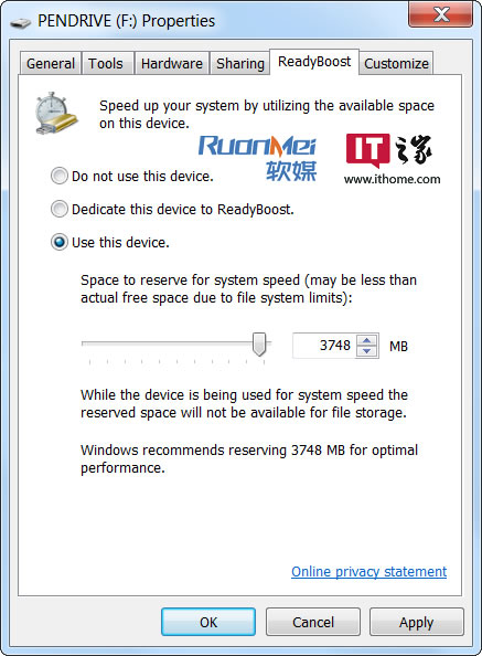 U盤真的可以給Win7/Win8系統加速嗎？
