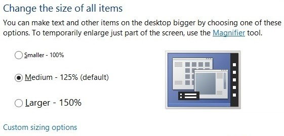 win8.1的200%超大dpi設(shè)置(4K顯示屏)