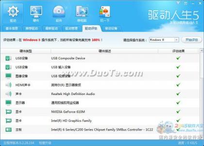 驅(qū)動(dòng)人生評(píng)估你的電腦是否適合裝Win8系統(tǒng) 讓升級(jí)更簡(jiǎn)單