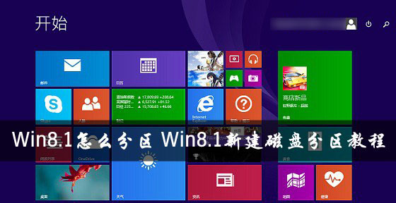 Win8.1系統怎么分區？windows8.1新建磁盤分區教程