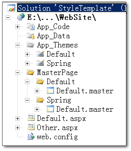 asp.net Web站點風(fēng)格切換的實現(xiàn)