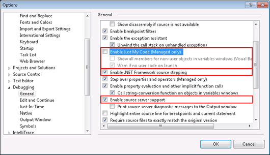 利用ASP.NET MVC源代碼調試你的應用程序
