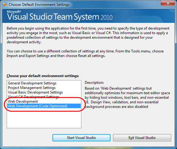 VS 2010 和 .NET 4.0 系列之《代碼優(yōu)化的Web開(kāi)發(fā)Profile》篇