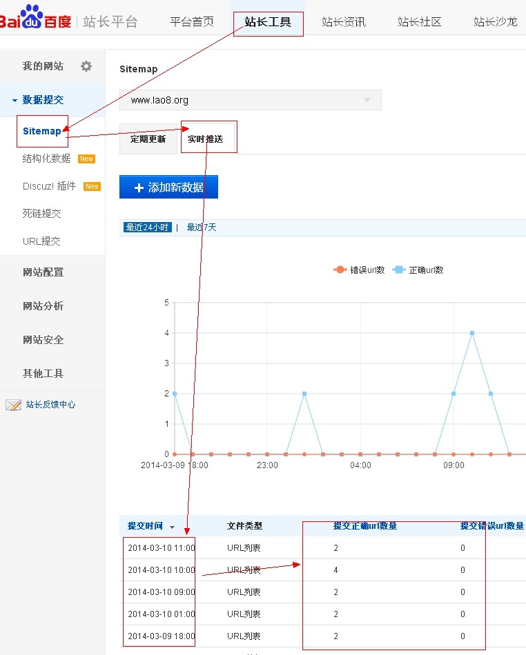 百度實(shí)時推送api接口應(yīng)用示例